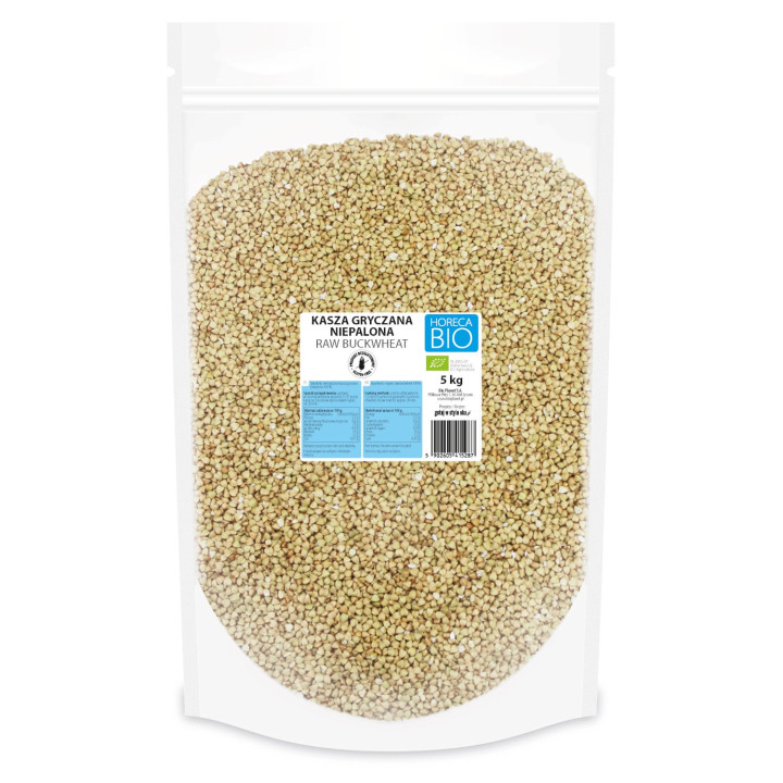 Kasza Gryczana Niepalona Bezglutenowa BIO 5 kg - Horeca Bio Planet - E