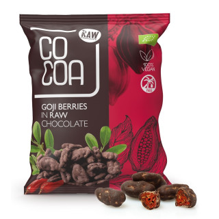 Jagody Goji w Czekoladzie Surowej BIO 70 g - Cocoa - Ekochatka