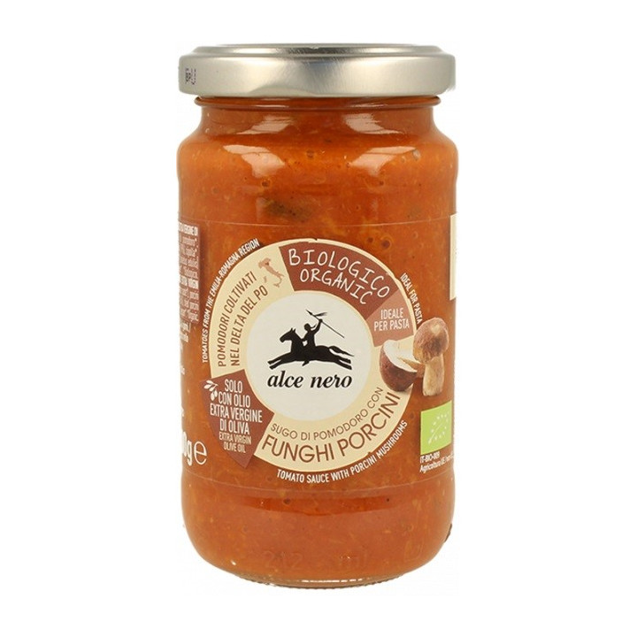 Sos Pomidorowy z Borowikami BIO 200 g - Alce Nero - Ekochatka