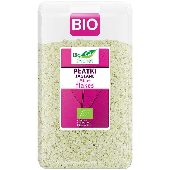 Płatki Jaglane BIO 600 g - Bio Planet - Ekochatka