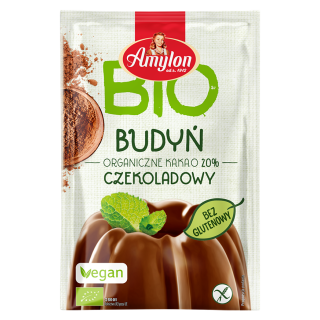 Budyń Czekoladowy Bezglutenowy BIO 40 g - Amylon - Ekochatka
