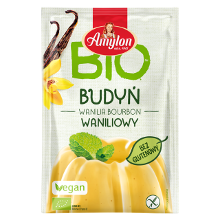 Budyń Waniliowy Bezglutenowy BIO 40 g - Amylon - Ekochatka