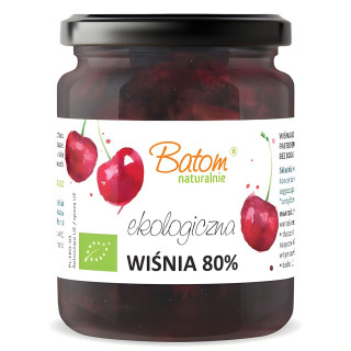 Konfitura Wisniowa 80% Owocow BIO 260 g - Batom - Ekochatka
