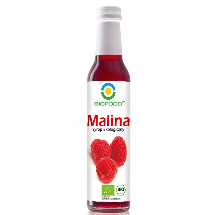 Syrop Malinowy BIO 250 ml - Biofood - Ekochatka