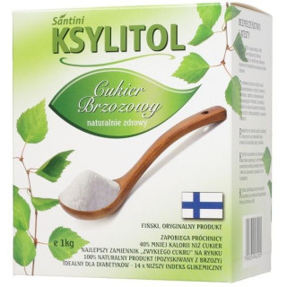 Ksylitol Finski Cukier Brzozowy 1 kg - Santini - Ekochatka