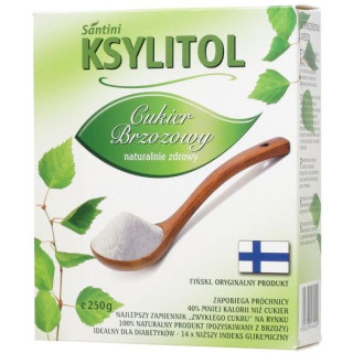 Ksylitol Finski Cukier Brzozowy 250 g - Santini - Ekochatka