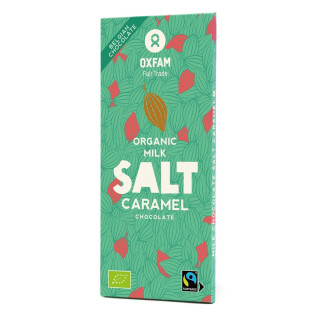 Czekolada Mleczna ze Slonym Karmelem Fair Trade BIO 100 g - Oxfam - Ek