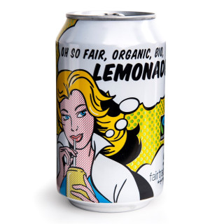 Lemoniada Gazowana Fair Trade BIO 330 ml - Oxfam - Ekochatka