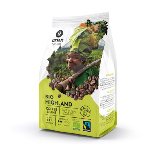 Kawa Ziarnista Wysokogórska Arabica Robusta Fair Trade BIO 250 g - Oxf
