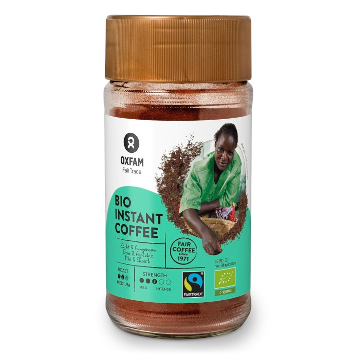 Kawa Rozpuszczalna Arabica Robusta Tanzania Fair Trade BIO 100 g - Oxf