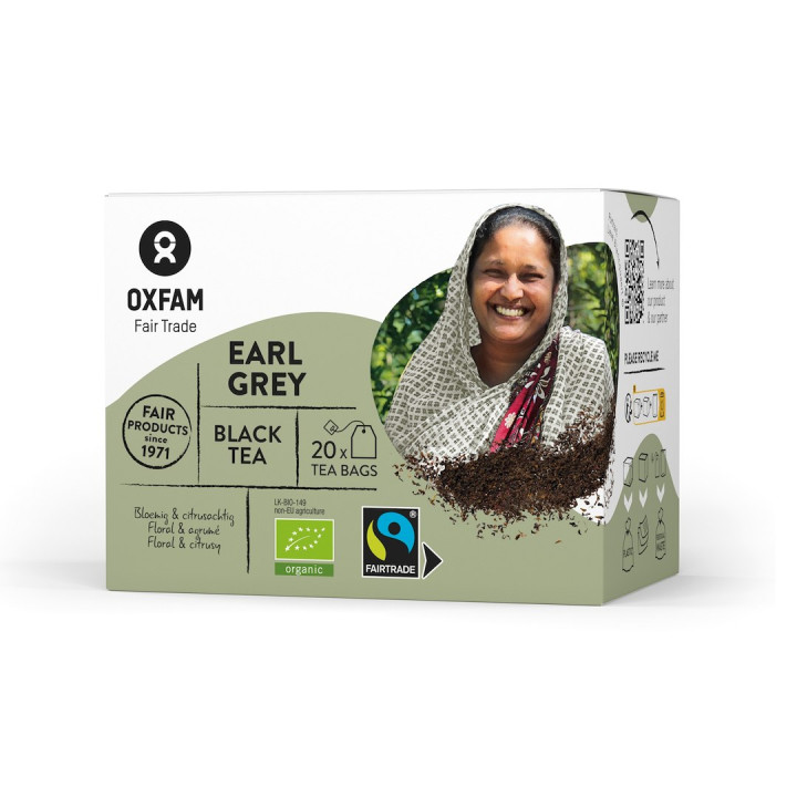 Herbata Czarna Earl Grey z Bergamotką Fair Trade BIO 20 Saszetek - Oxf