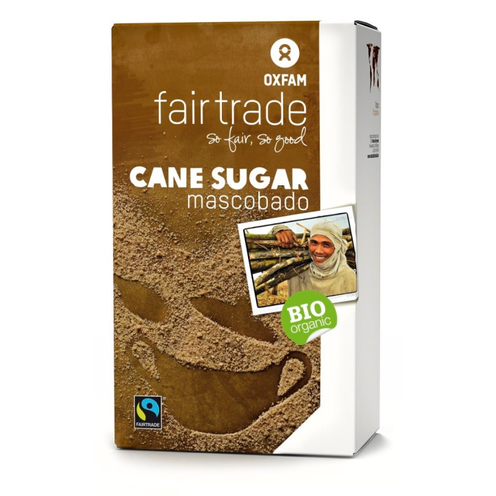 Cukier Trzcinowy Mascobado Fair Trade BIO 1 kg - Oxfam - Ekochatka