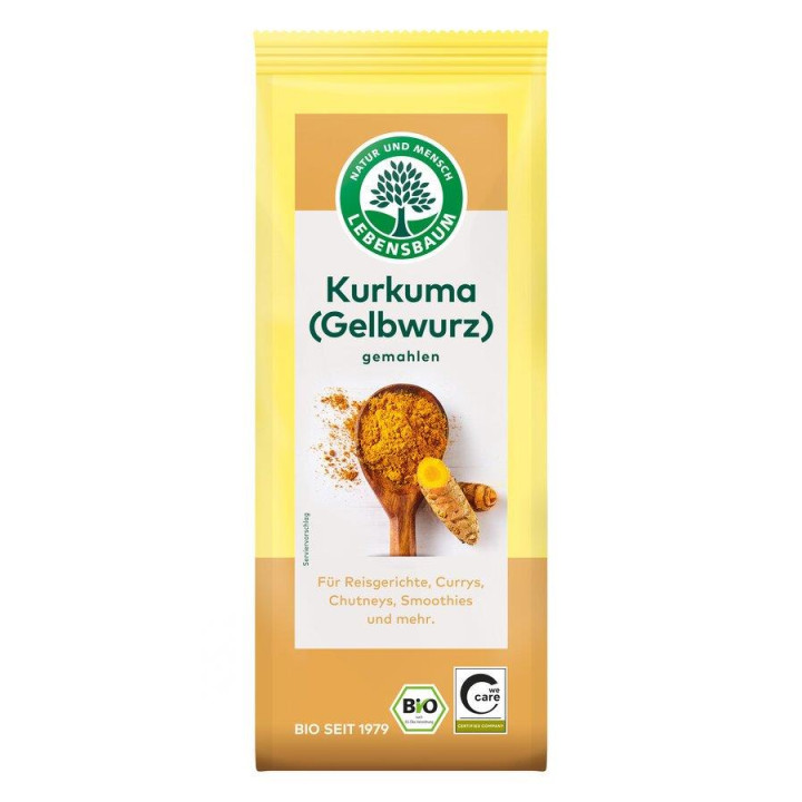 Kurkuma Mielona BIO 50 g - Lebensbaum - Ekochatka