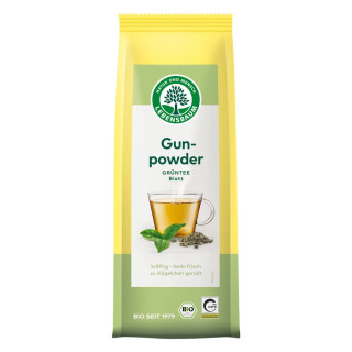 Herbata Zielona Gunpowder Liściasta BIO 100 g - Lebensbaum - Ekochatka
