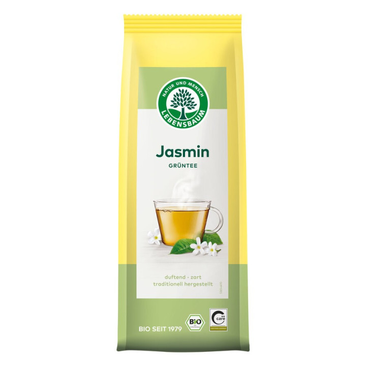 Herbata Zielona Jaśminowa Liściasta BIO 75 g - Lebensbaum - Ekochatka
