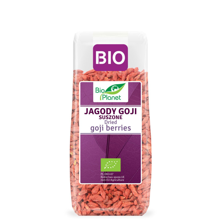 Jagody Goji Suszone BIO 100 g - Bio Planet - Ekochatka