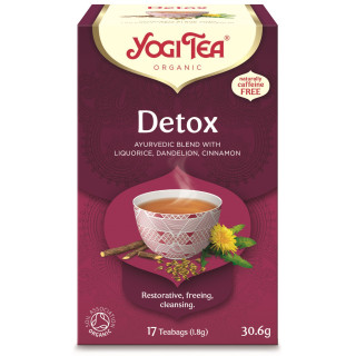 Herbatka Detox BIO 17 Torebek 30,6 g - Yogi Tea - Ekochatka