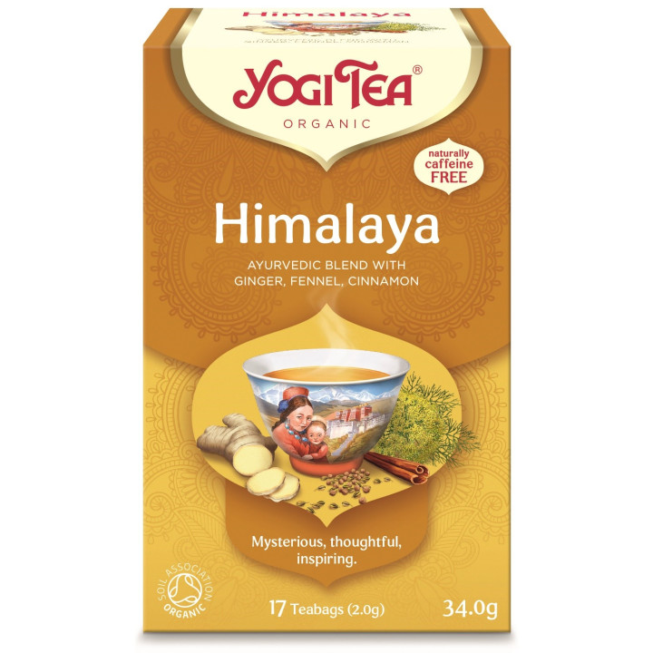 Herbatka Himalaya z Imbirem i Cynamonem BIO 17 x 2 g - Yogi Tea - Ekoc