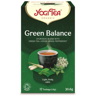 Herbata Zielona Równowaga z Kombuchą i Miętą BIO 17 x 1,8 g - Yogi Tea