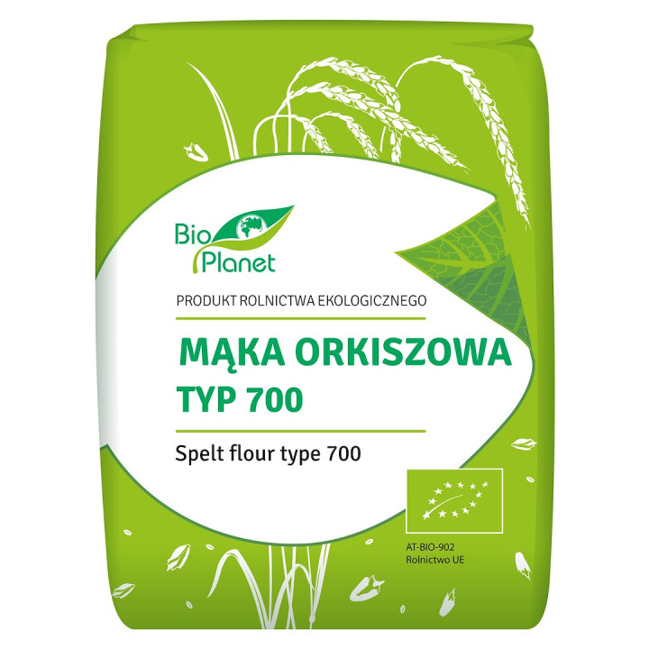 Mąka Orkiszowa Chlebowa Typ 700 BIO 1 kg - Bio Planet - Ekochatka