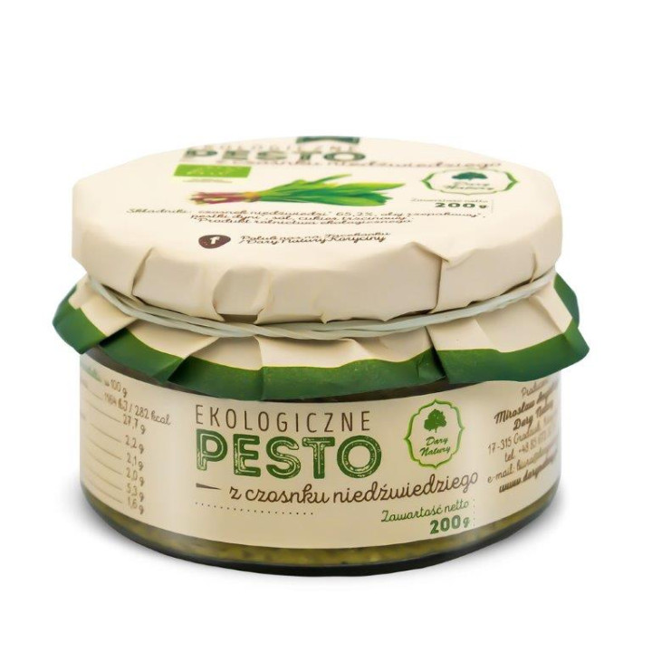 Pesto z Czosnku Niedźwiedziego BIO 200 g - Dary Natury - Ekochatka