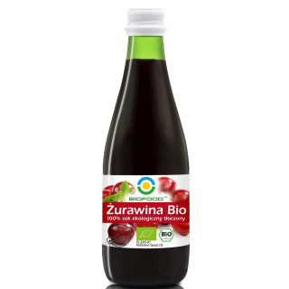 Sok z Żurawiny NFC Bezglutenowy BIO 300 ml - Biofood - Ekochatka