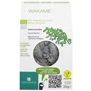 Algi Morskie Wakame Suszone BIO 25 g - Porto Muinos - Ekochatka