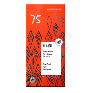 Czekolada Gorzka 75% z Cukrem Kokosowym BIO 80 g - Vivani - Ekochatka