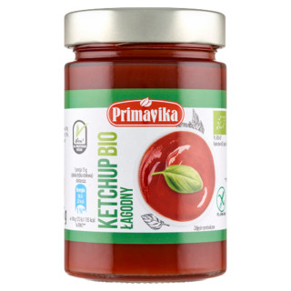 Ketchup Łagodny Bezglutenowy BIO 315 g - Primavika - Ekochatka