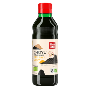 Sos Sojowy Shoyu 28% Mniej Soli BIO 250 ml - Lima - Ekochatka