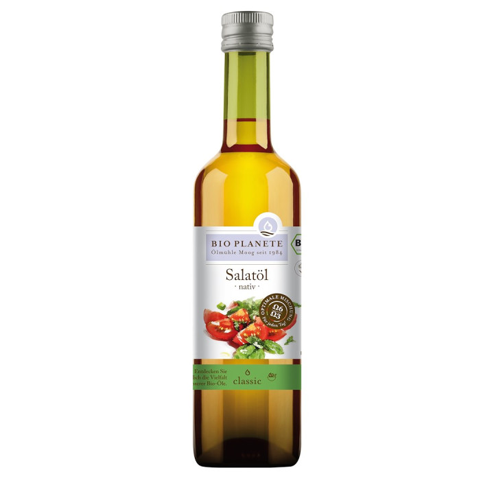 Olej Sałatkowy Tłoczony na Zimno BIO 500 ml - Bio Planete - Ekochatka
