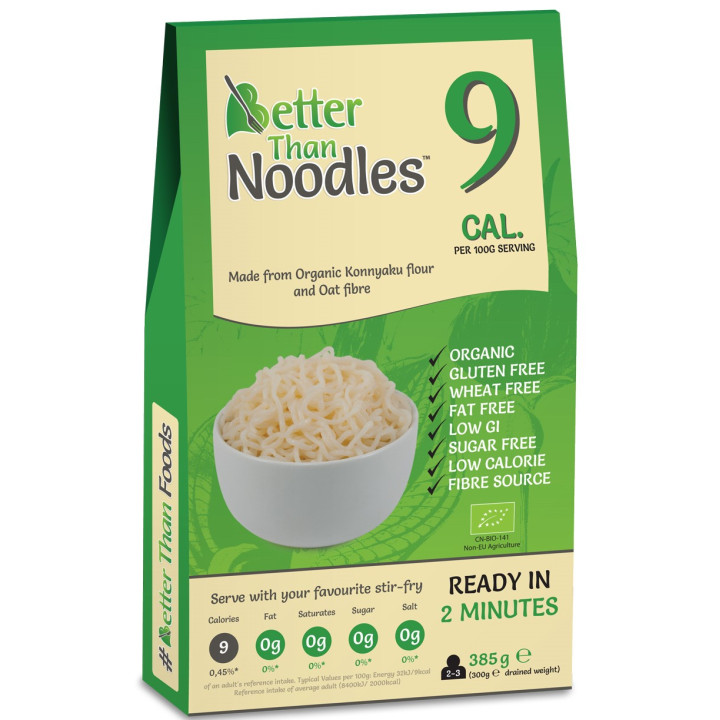 Makaron Konjac Noodle Bezglutenowy BIO 300 g - Better Than Foods - Eko