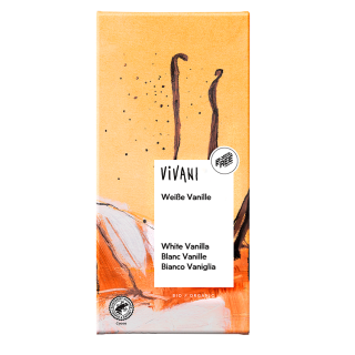 Czekolada Biała z Wanilią Bourbon BIO 80 g - Vivani - Ekochatka
