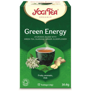 Herbata Zielona Energia BIO 17 torebek - Yogi Tea - Ekochatka
