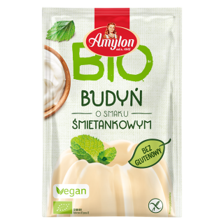 Budyn o Smaku Smietankowym Bezglutenowy BIO 40 g - Amylon - Ekochatka