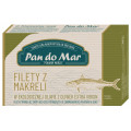 Makrela Filety w Oliwie z Oliwek Extra Virgin BIO 120 g - Pan do Mar