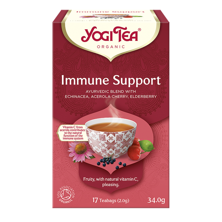 Herbatka na Odporność Immune Support BIO 34 g - Yogi Tea - Ekochatka