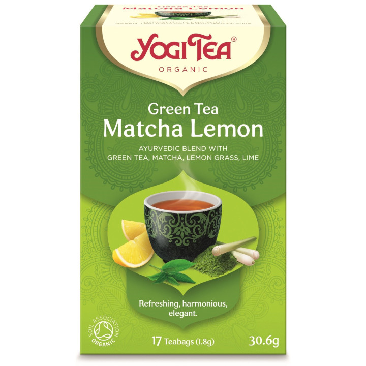 Herbata Zielona Matcha z Cytryna BIO 30,6 g - Yogi Tea - Ekochatka