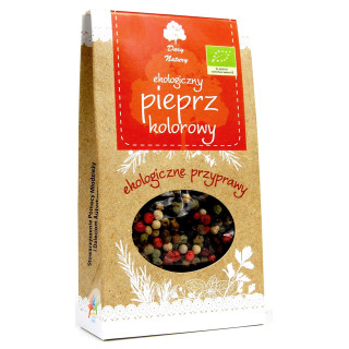 Pieprz Kolorowy Ziarnisty BIO 30 g - Dary Natury - Ekochatka