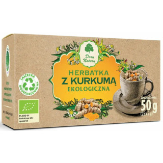 Herbatka z Kurkumą BIO 50 g - Dary Natury - Ekochatka