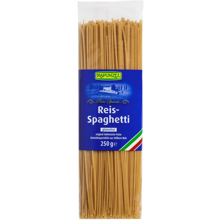 Makaron Spaghetti Ryżowy Razowy Bezglutenowy BIO 250 g - Rapunzel - Ek