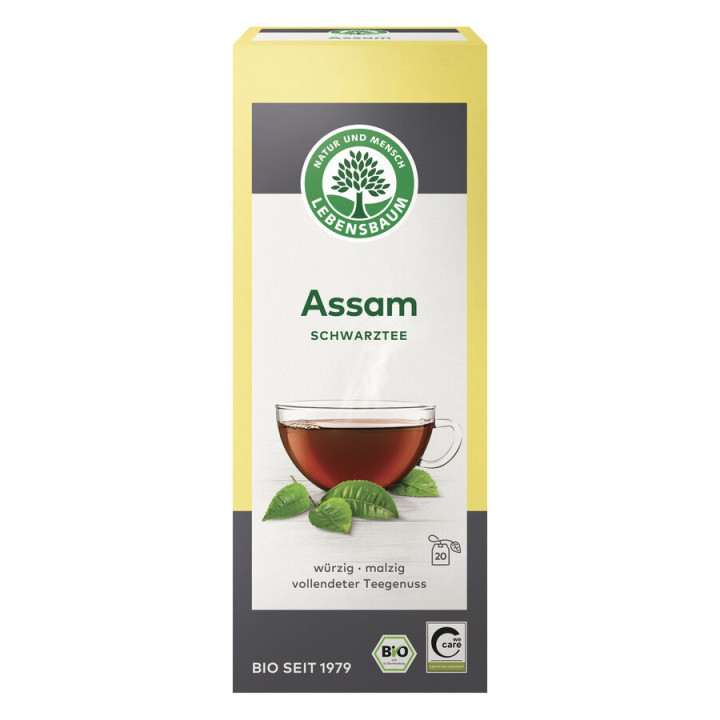 Herbata Czarna Assam BIO 20 x 2 g - Lebensbaum - Ekochatka