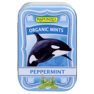 Pastylki z Miety Pieprzowej BIO 50 g - Rapunzel - Ekochatka