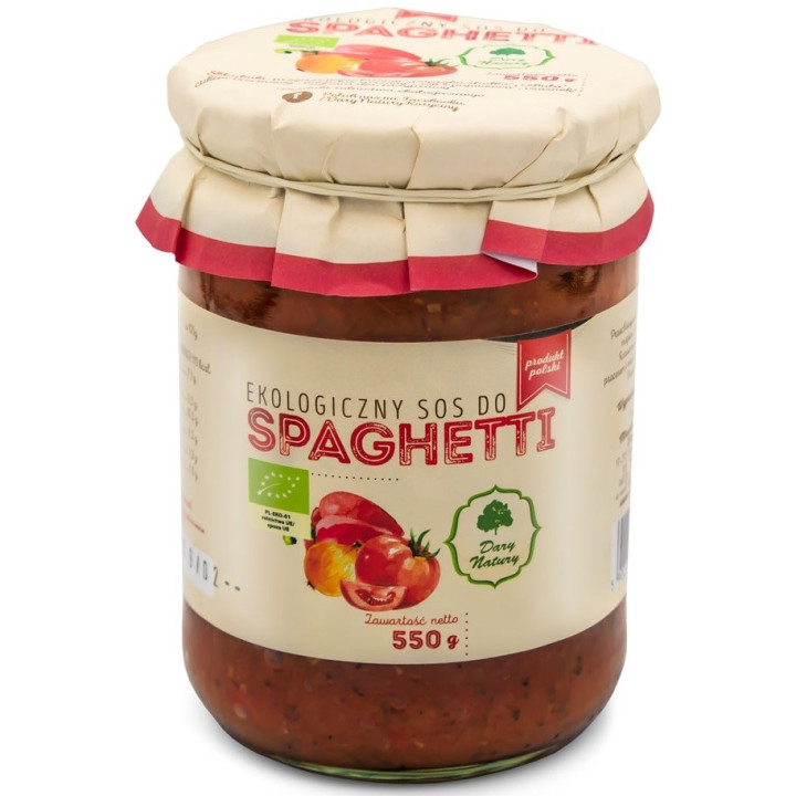 Sos do Spaghetti BIO 550 g - Dary Natury - Ekochatka