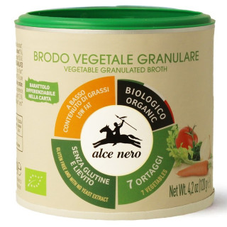 Bulion Warzywny Granulowany Bezglutenowy BIO 120 g - Alce Nero - Ekoch