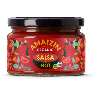 Sos Salsa Pikantny Bezglutenowy BIO 260 g - Amaizin - Ekochatka