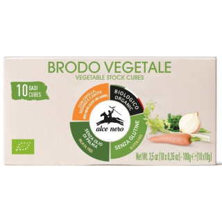 Bulion Warzywny w Kostkach BIO 100 g (10 x 10 g) - Alce Nero - Ekochat