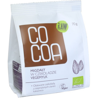 Migdaly w Czekoladzie Vegemylk BIO 70 g - Cocoa - Ekochatka