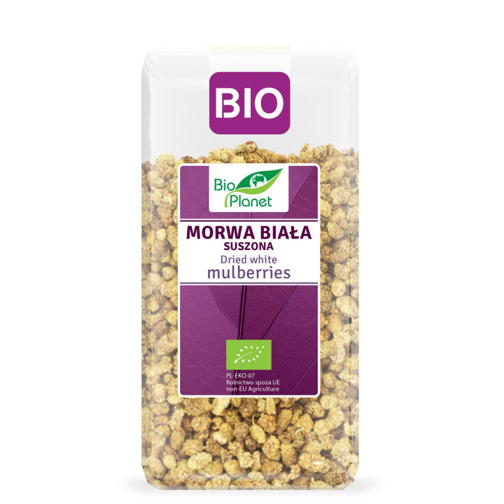 Morwa Biała Suszona BIO 250 g - Bio Planet - Ekochatka