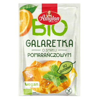 Galaretka z Agarem Pomarańczowa Bezglutenowa BIO 40 g - Amylon - Ekoch